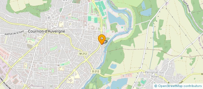 localisation de l'entreprise SCI NAIL  COURNON-D'AUVERGNE