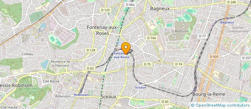 localisation de l'entreprise SCI NAILI LOMBART à FONTENAY-AUX-ROSES