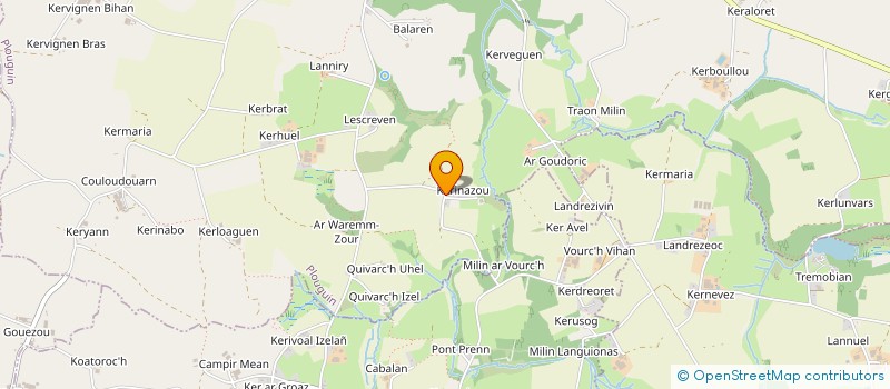 localisation de l'entreprise SCI NAILLUJ  PLOUGUIN