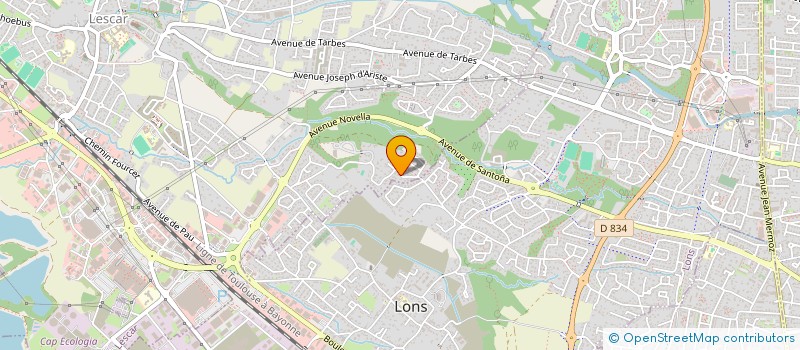 localisation de l'entreprise SCI NAIROBI  LESCAR