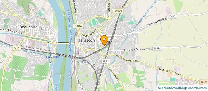 localisation de l'entreprise SCI NAIS  TARASCON