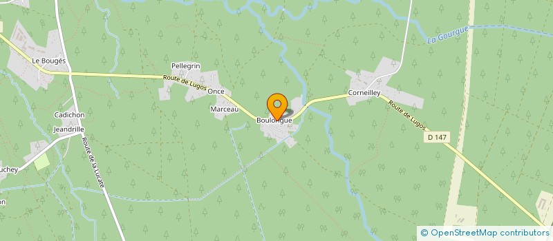 localisation de l'entreprise SCI NAIS'SENS  SANGUINET