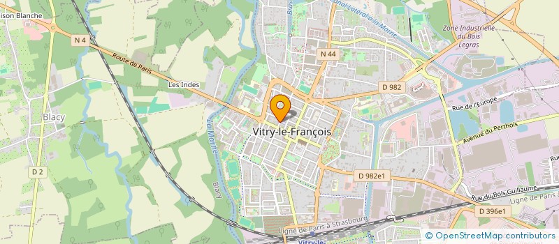 localisation de l'entreprise SCI NAISKA à VITRY-LE-FRANCOIS