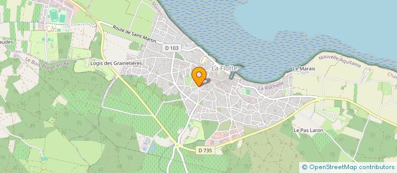 localisation de l'entreprise SCI NAISSANCE  LA FLOTTE