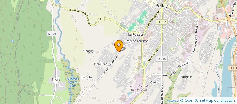 localisation de l'entreprise SCI NAIT IMMOBILIER  BELLEY