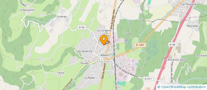 localisation de l'entreprise SCI NAITI  ENTRELACS