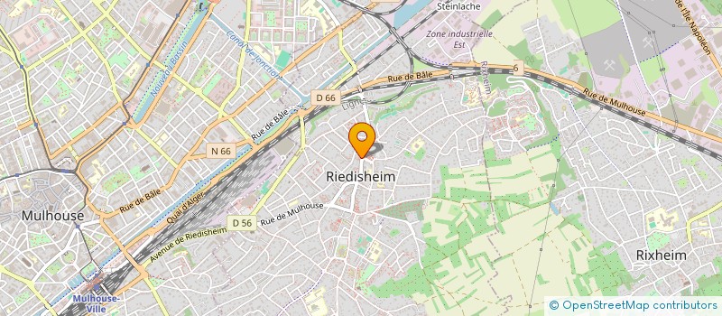 localisation de l'entreprise SCI NAJA  RIEDISHEIM