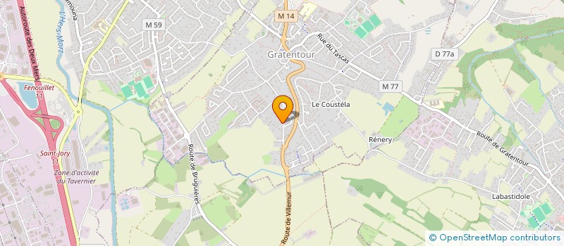 localisation de l'entreprise SCI NAJA NIVOLLE BOURREL  GRATENTOUR