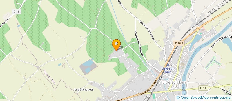 localisation de l'entreprise SCI NAJAC  PEYROLE