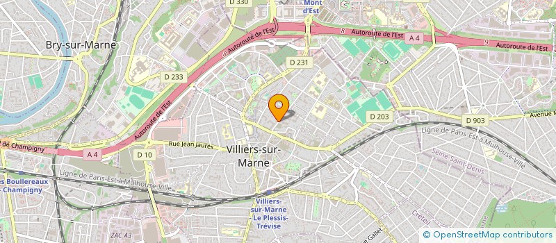 localisation de l'entreprise SCI NAJAR IMMO  VILLIERS-SUR-MARNE