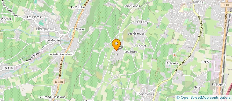 localisation de l'entreprise SCI NAJE  POMMIERS