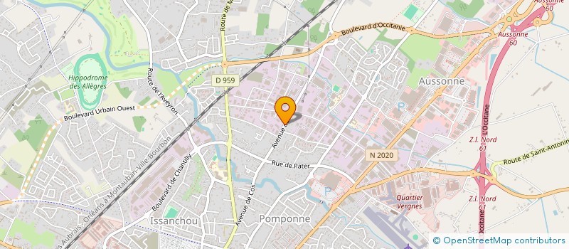 localisation de l'entreprise SCI NAJEVIAL  MONTAUBAN