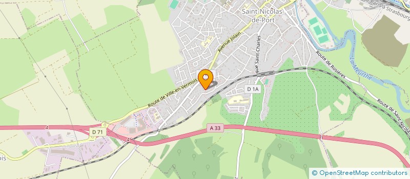 localisation de l'entreprise SCI NAJU  SAINT-NICOLAS-DE-PORT