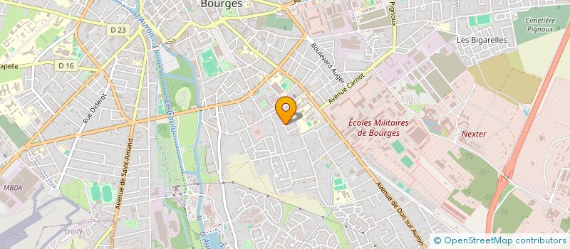 localisation de l'entreprise SCI NAJURO  BOURGES