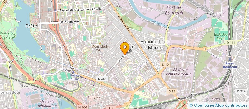 localisation de l'entreprise SCI NAJWA à BONNEUIL-SUR-MARNE