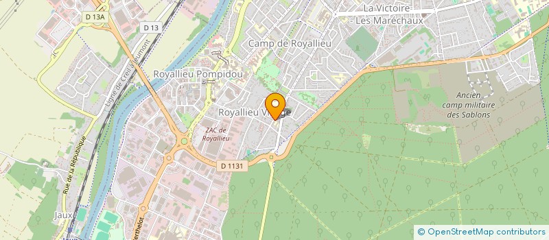 localisation de l'entreprise SCI NAK  COMPIEGNE