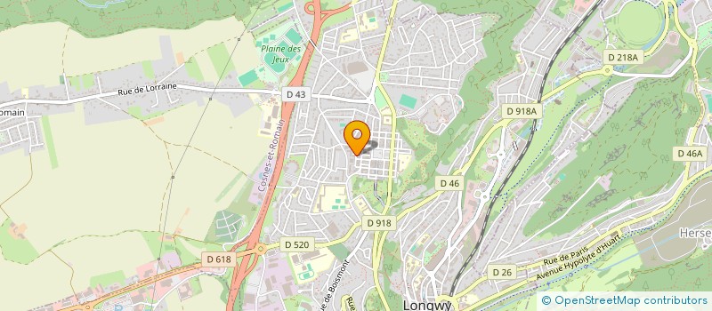 localisation de l'entreprise SCI NAKAFA à LONGWY