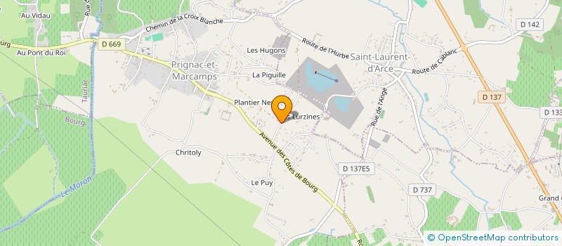 localisation de l'entreprise SCI NAKC  PRIGNAC-ET-MARCAMPS