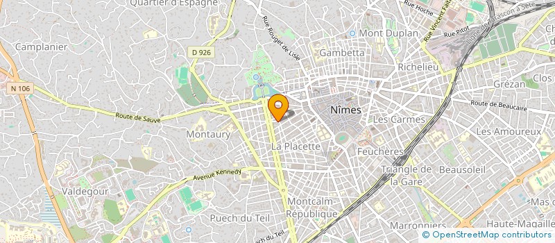 localisation de l'entreprise SCI NAKKI  NIMES