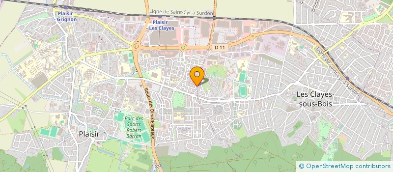 localisation de l'entreprise SCI NAKO  PLAISIR