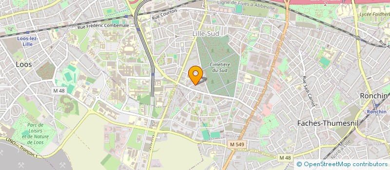 localisation de l'entreprise SCI NALA à LILLE