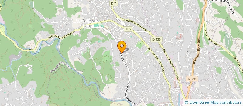 localisation de l'entreprise SCI NALA  LA COLLE-SUR-LOUP