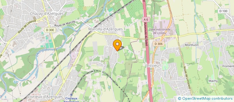 localisation de l'entreprise SCI NALA  MARCILLY-D'AZERGUES