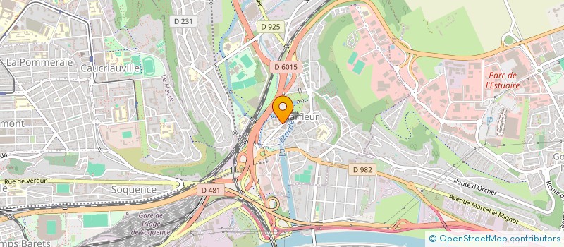 localisation de l'entreprise SCI NALA  HARFLEUR