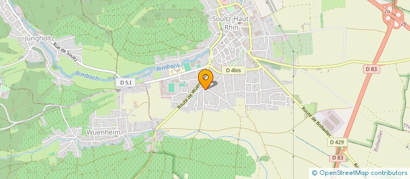 localisation de l'entreprise SCI NALA  SOULTZ-HAUT-RHIN