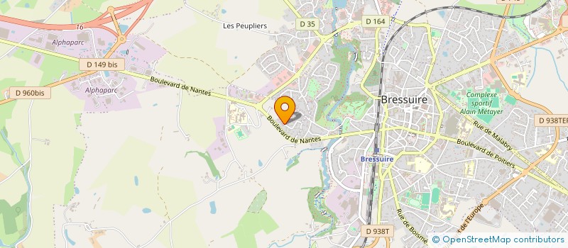 localisation de l'entreprise SCI NALBRET  BRESSUIRE