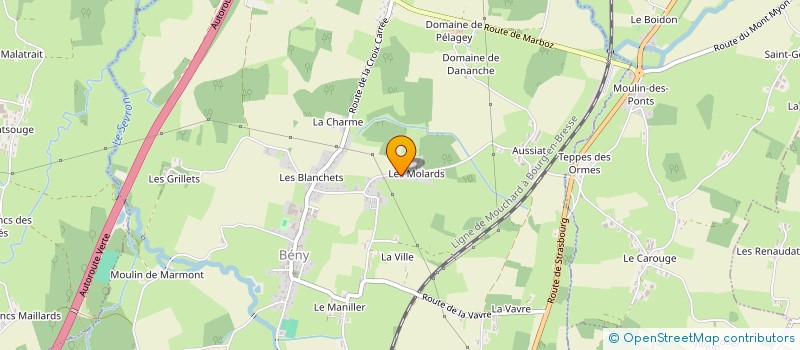 localisation de l'entreprise SCI NALCO  BENY