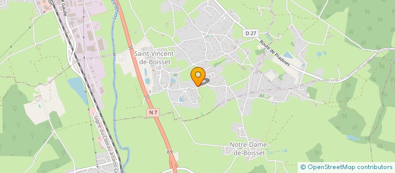 localisation de l'entreprise SCI NALE 63  SAINT-VINCENT-DE-BOISSET