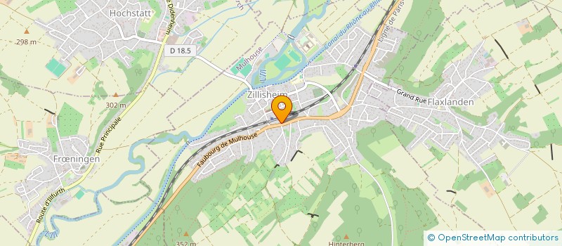 localisation de l'entreprise SCI NALEPA  ZILLISHEIM