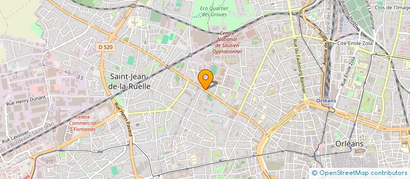 localisation de l'entreprise SCI NALI à ORLEANS