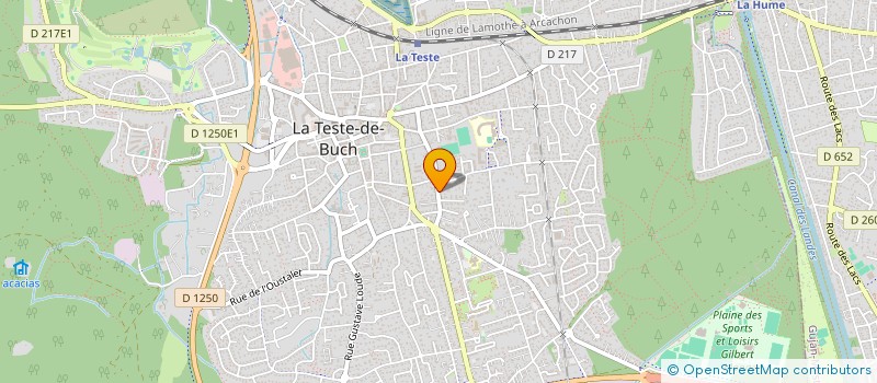 localisation de l'entreprise SCI NALIDEM à LA TESTE-DE-BUCH