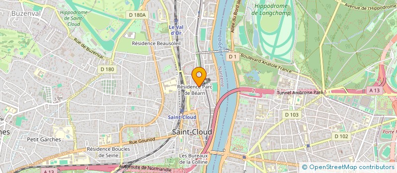 localisation de l'entreprise SCI NALIE à SAINT-CLOUD