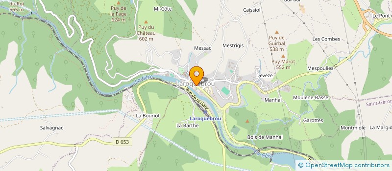 localisation de l'entreprise SCI NALIER à LAROQUEBROU