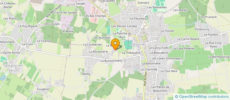 localisation de l'entreprise SCI NALIN  BEAUMONT-EN-VERON