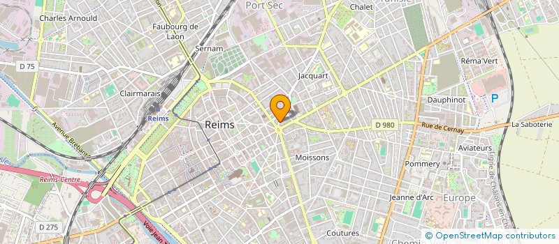 localisation de l'entreprise SCI NALLET  REIMS