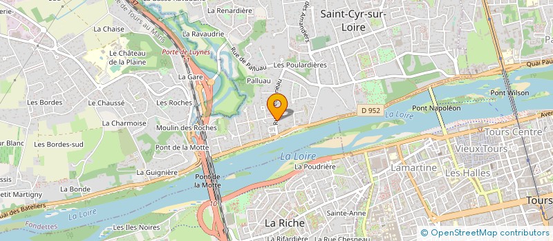 localisation de l'entreprise SCI NALOVA à SAINT-CYR-SUR-LOIRE