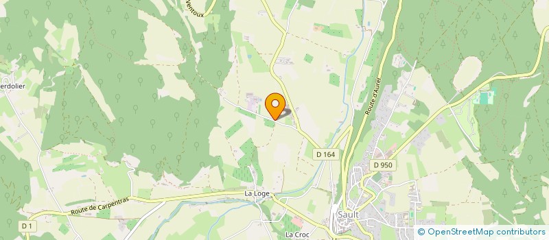 localisation de l'entreprise SCI NALSAV  SAULT