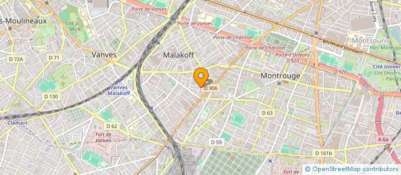 localisation de l'entreprise SCI NALSTEPHEL  MALAKOFF