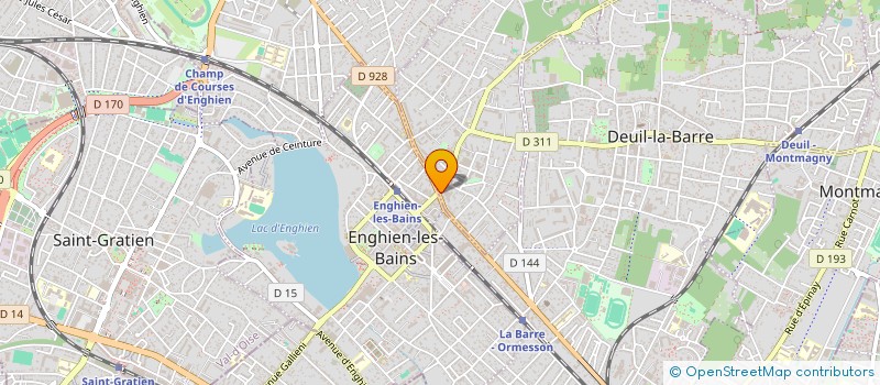 localisation de l'entreprise SCI NAM  MONTMORENCY