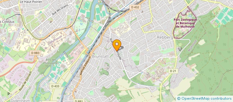 localisation de l'entreprise SCI NAM  MULHOUSE