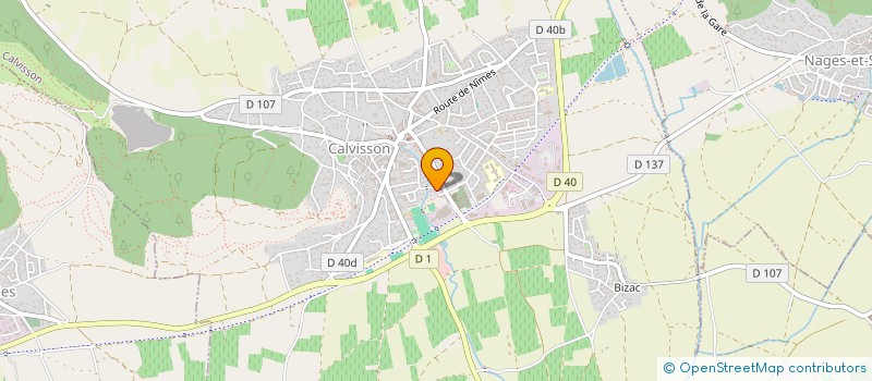 localisation de l'entreprise SCI NAM-NAM  CALVISSON