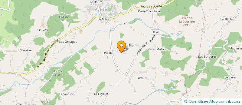 localisation de l'entreprise SCI NAM3B  AVEIZE