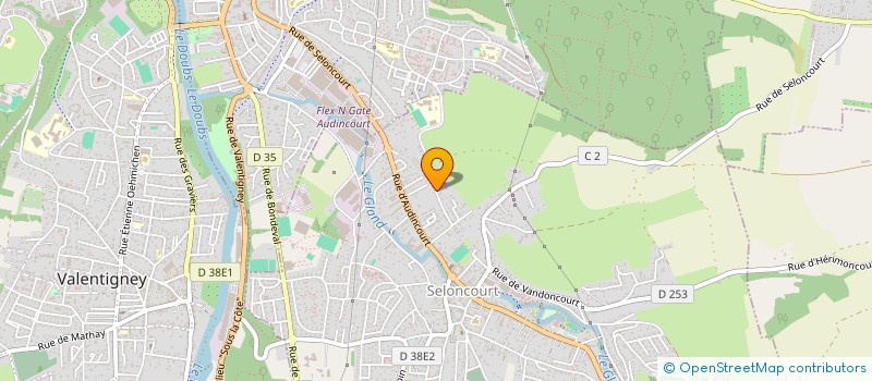 localisation de l'entreprise SCI NAMA  SELONCOURT