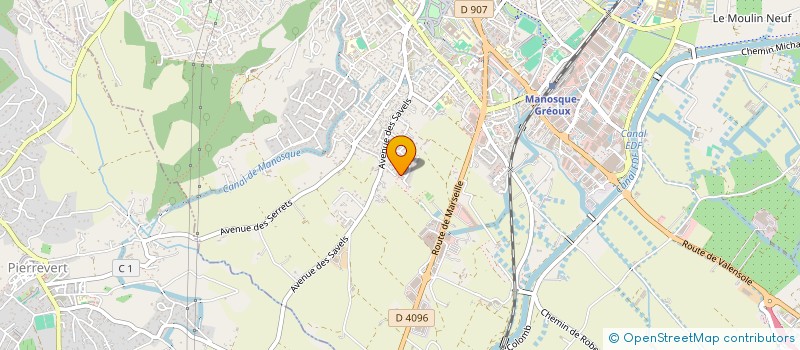 localisation de l'entreprise SCI NAMANI à MANOSQUE