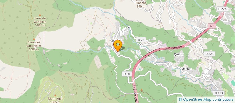 localisation de l'entreprise SCI NAMARIC  GORBIO