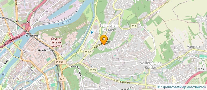 localisation de l'entreprise SCI NAMARIE à SAINT-JULIEN-LES-METZ